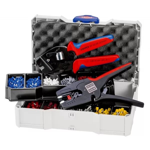 Lisovací sortiment pro dutinky Knipex