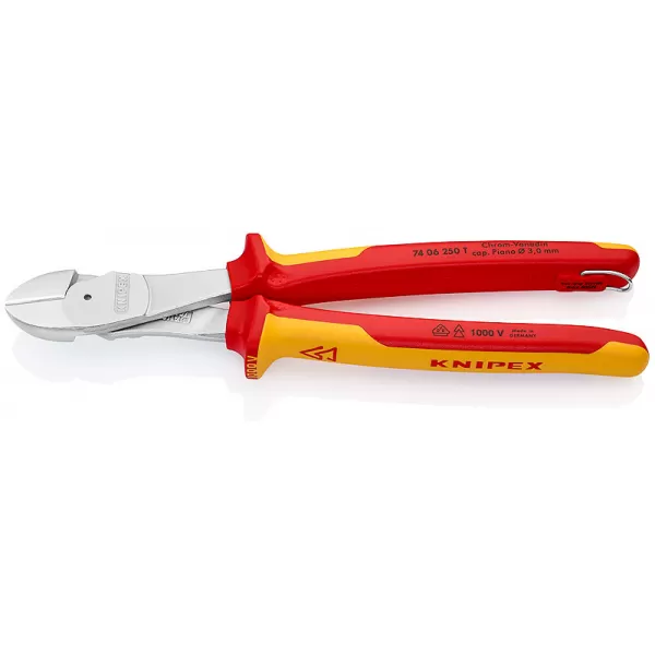 Kleště silové štípací izolované 1000V VDE, Knipex